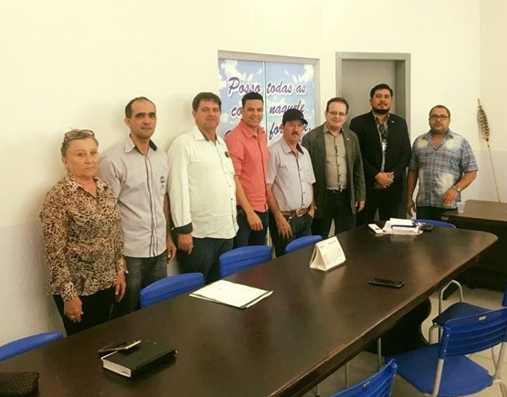 >> ASSESSORES DE MARCOS ROCHA VISITAM GOV. JORGE TEIXEIRA E CONVIDAM PREFEITO PARA O REDE + BRASIL