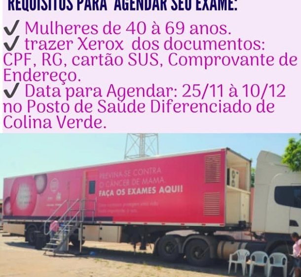  GOV. JORGE TEIXEIRA – SECRETARIA DE SAÚDE ANUNCIA CARRETA DO HOSPITAL DO CÂNCER EM COLINA VERDE