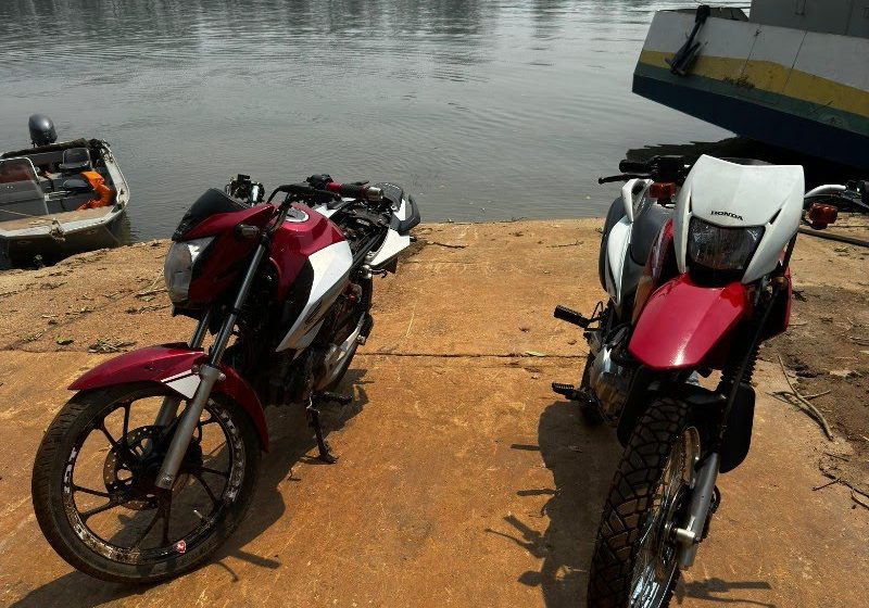  Trabalho conjunto entre as Polícias brasileira e boliviana apreede motos roubadas.
