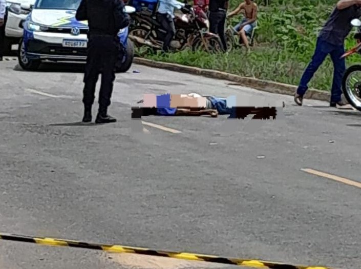Motociclista é morto ao sair de mercado em Ji-Paraná