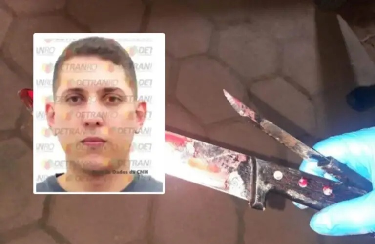  Homem é preso após matar o avô a facadas e tentar matar a avó no interior de RO