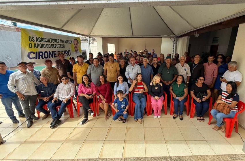 Cirone ouve agricultores e fortalece parceria com associações